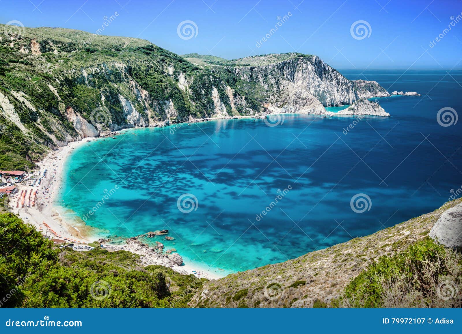 petani beach, kefalonia, greece