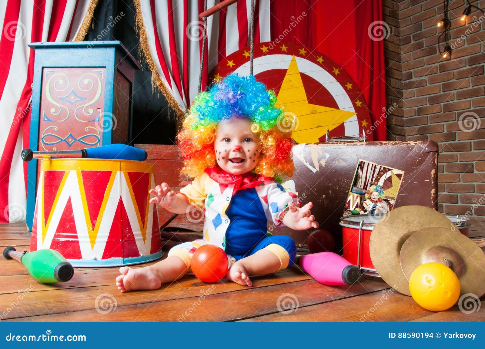 Déguisement Bébé Petit Clown