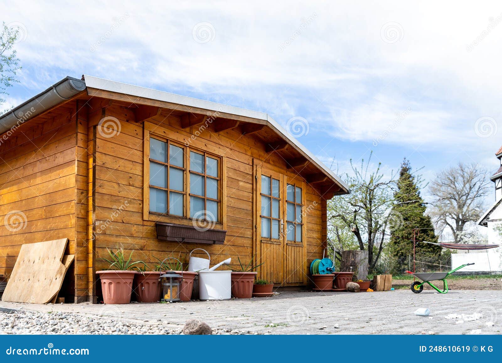 Petite Belle Maison En Bois Remise Ou Hutte De Stockage Pour