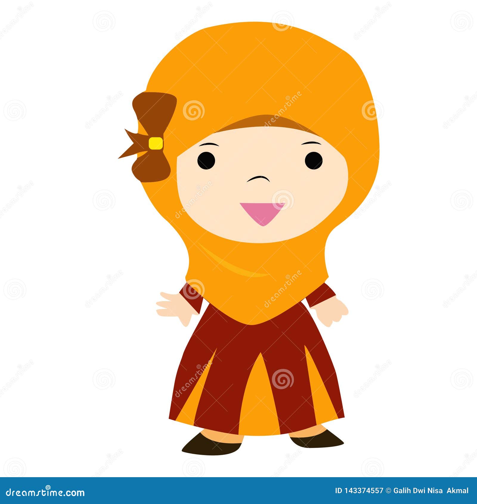 Petite Fille Heureuse De Moeslim Illustration De Vecteur Illustration Du Illustration Femme Petite Fille Heureuse De Moeslim Illustration De Vecteur Illustration Du Illustration Femme
