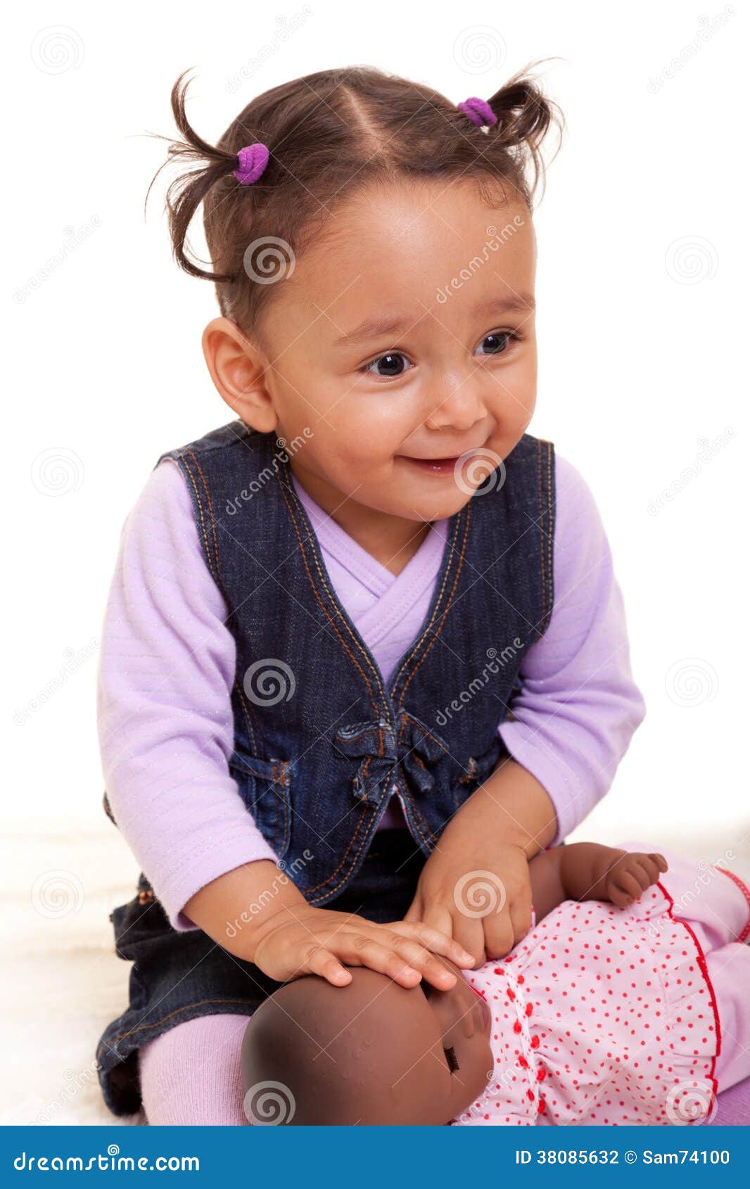 Petites Personnes De Race Noire Mignonnes De Fille De Bebe D Afro Americain Photo Stock Image Du Adorable Bonheur