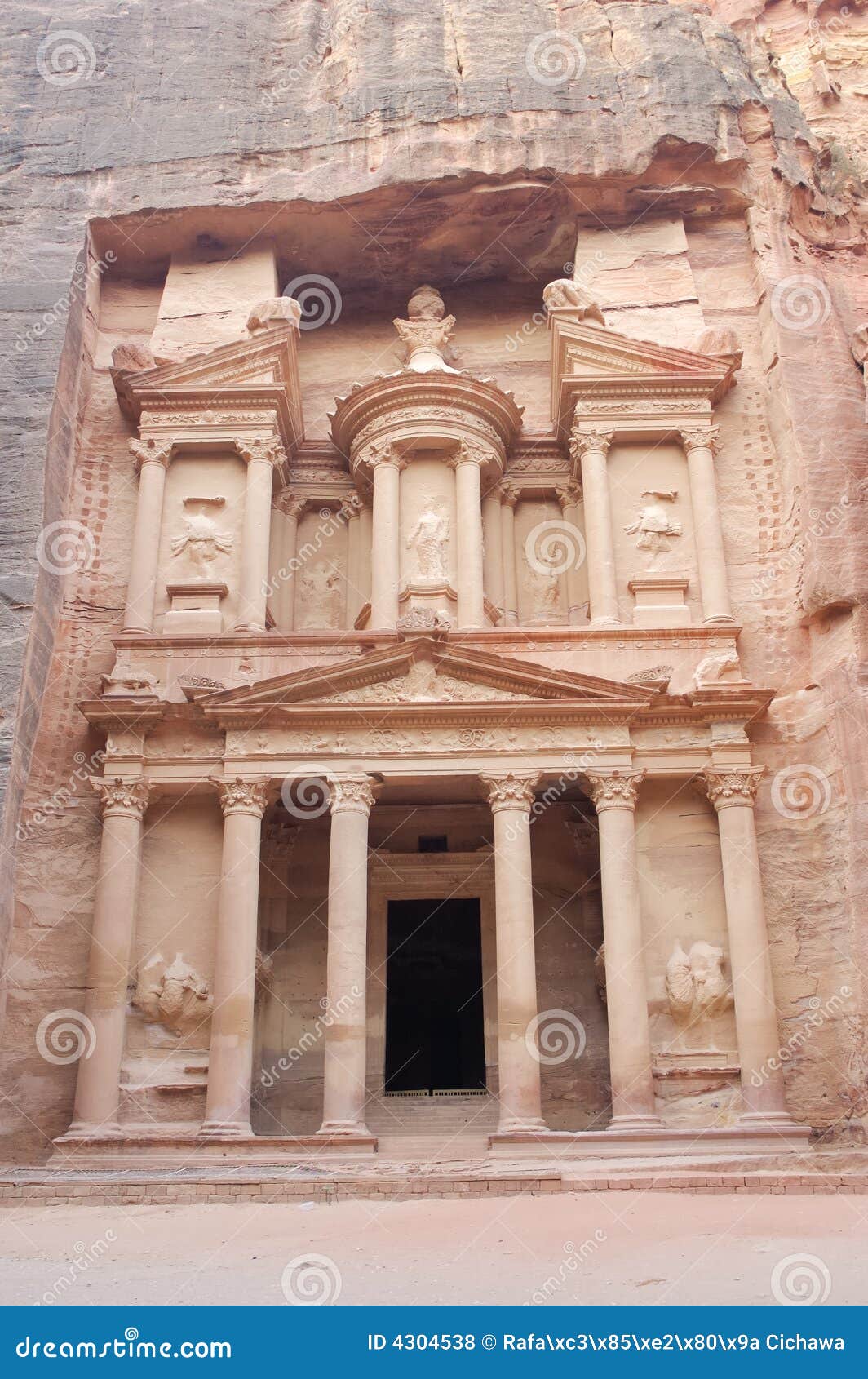 petra in jordan, the treasury