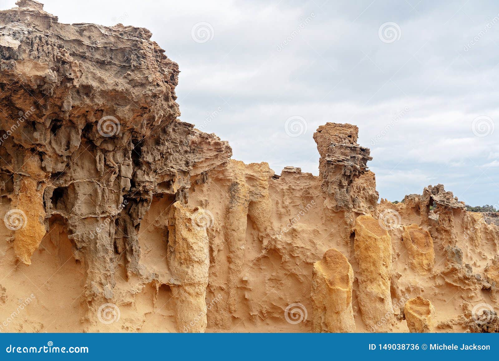 Unique Limestone Solution Tubes Stock Photo Image of petrified, hard