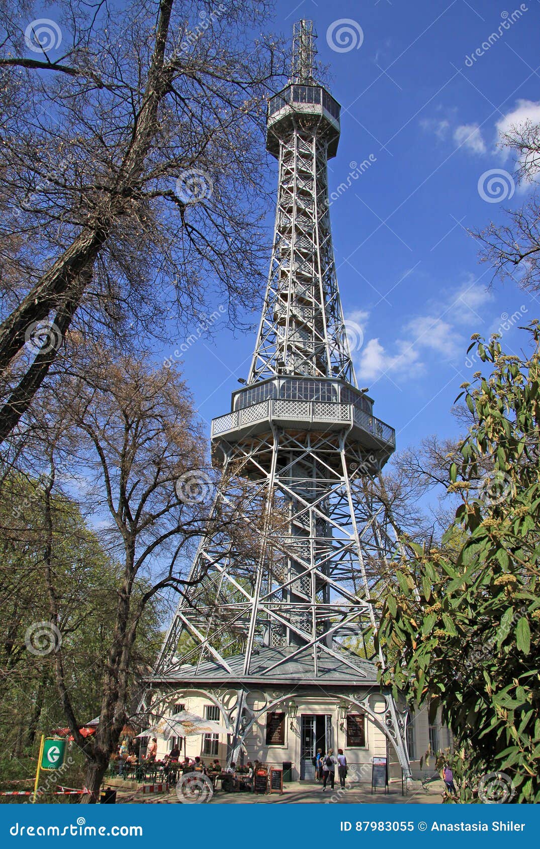 petrin lookout tower petrinska rozhledna in prague, czech republic