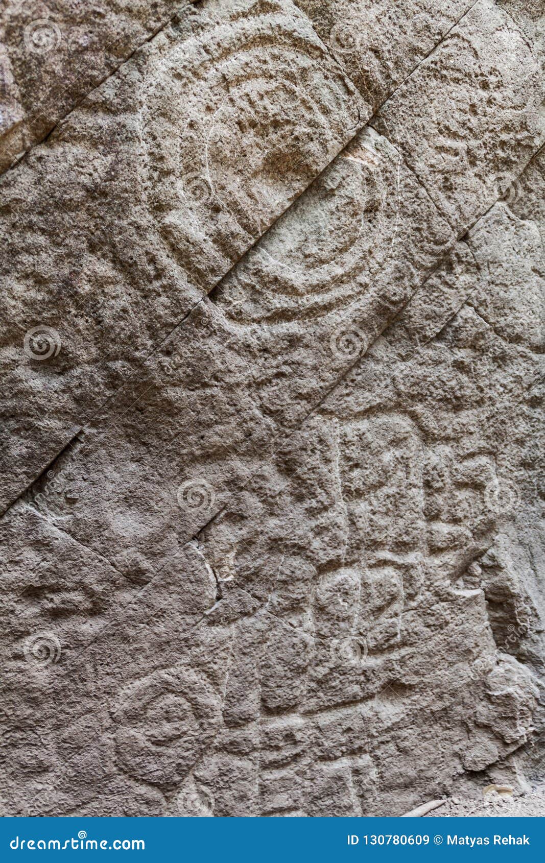 petroglyphs in national park el imposible, el salvad