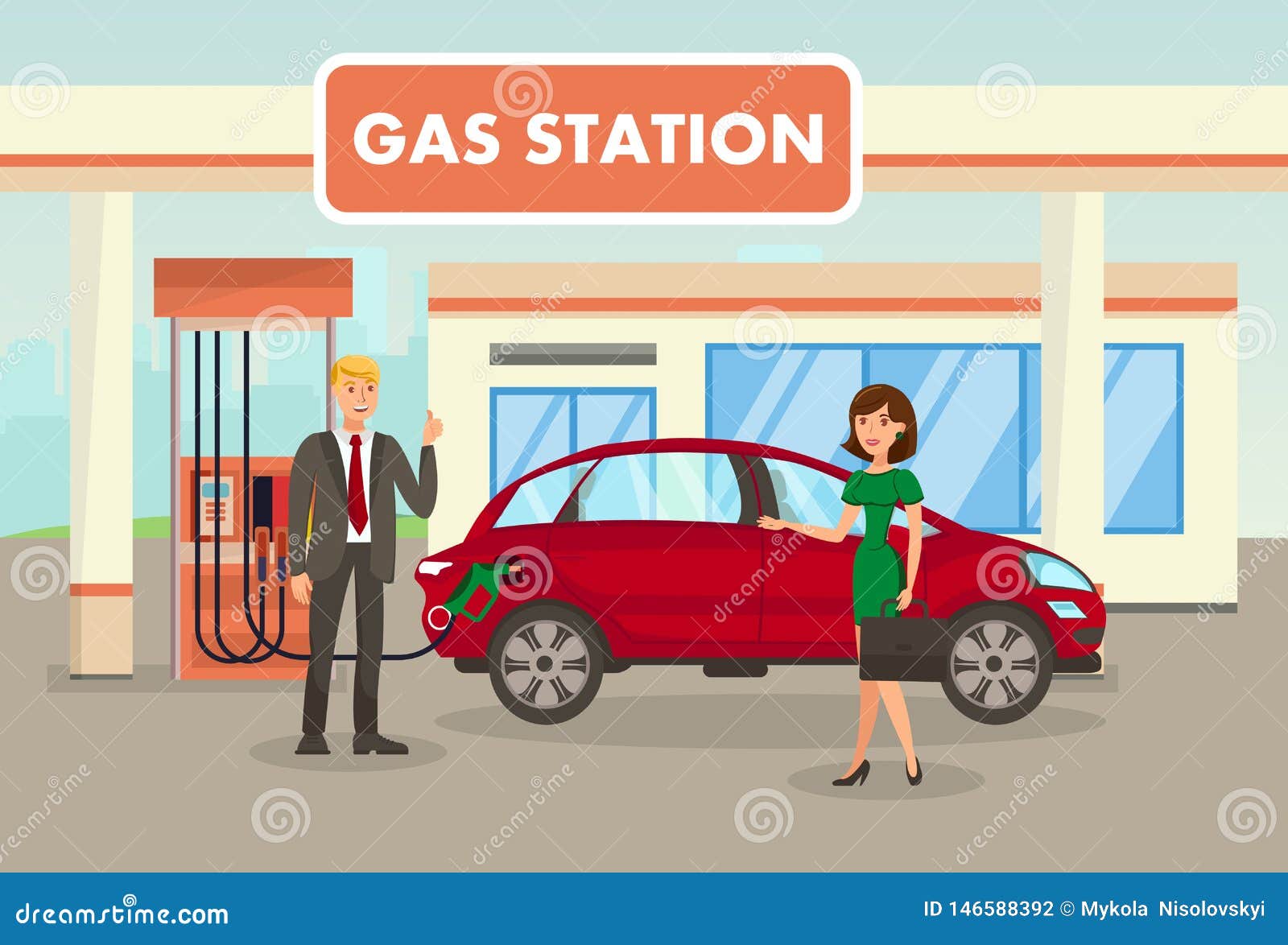 petrol, filling, gas station  