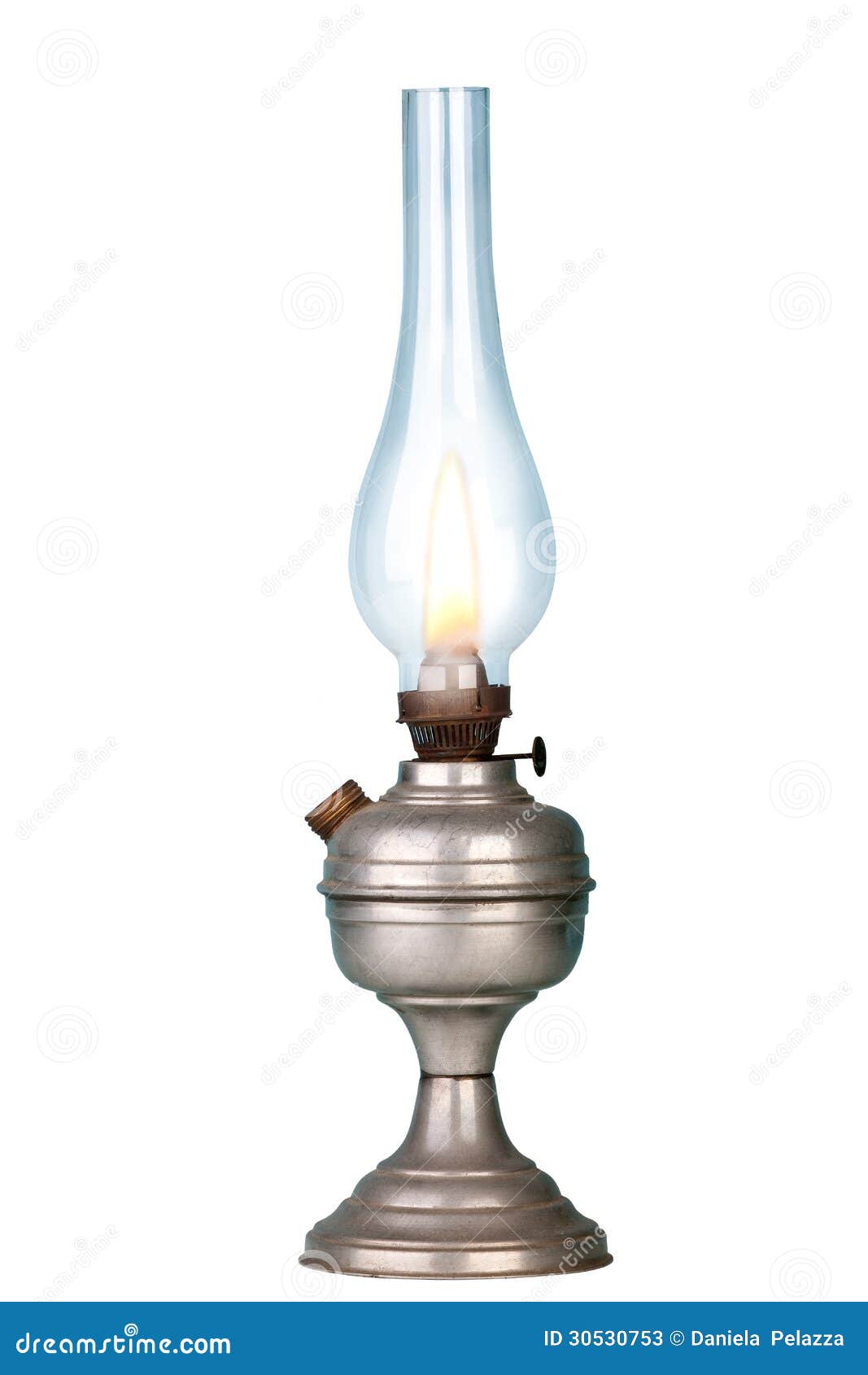 Petrol Lamp On White Stock Photos Image 30530753