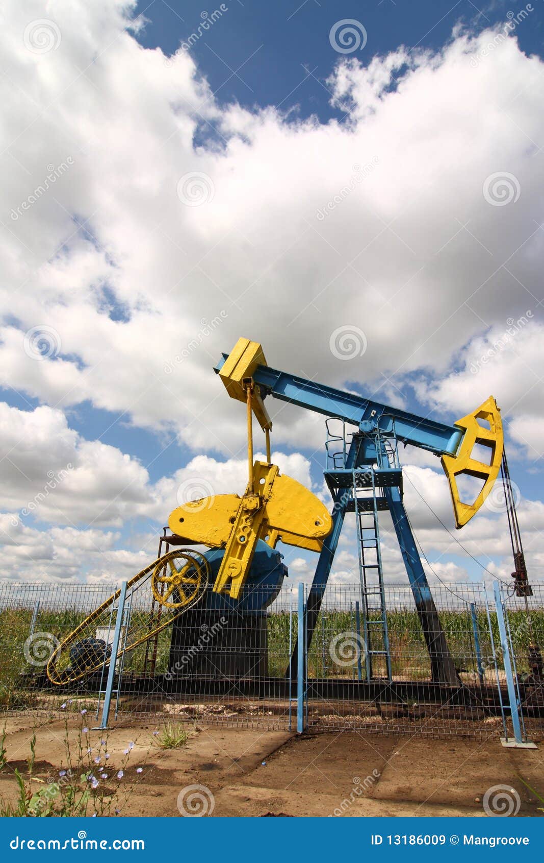 Petrol oil rig, Romania stock image. Image of explore 13186009