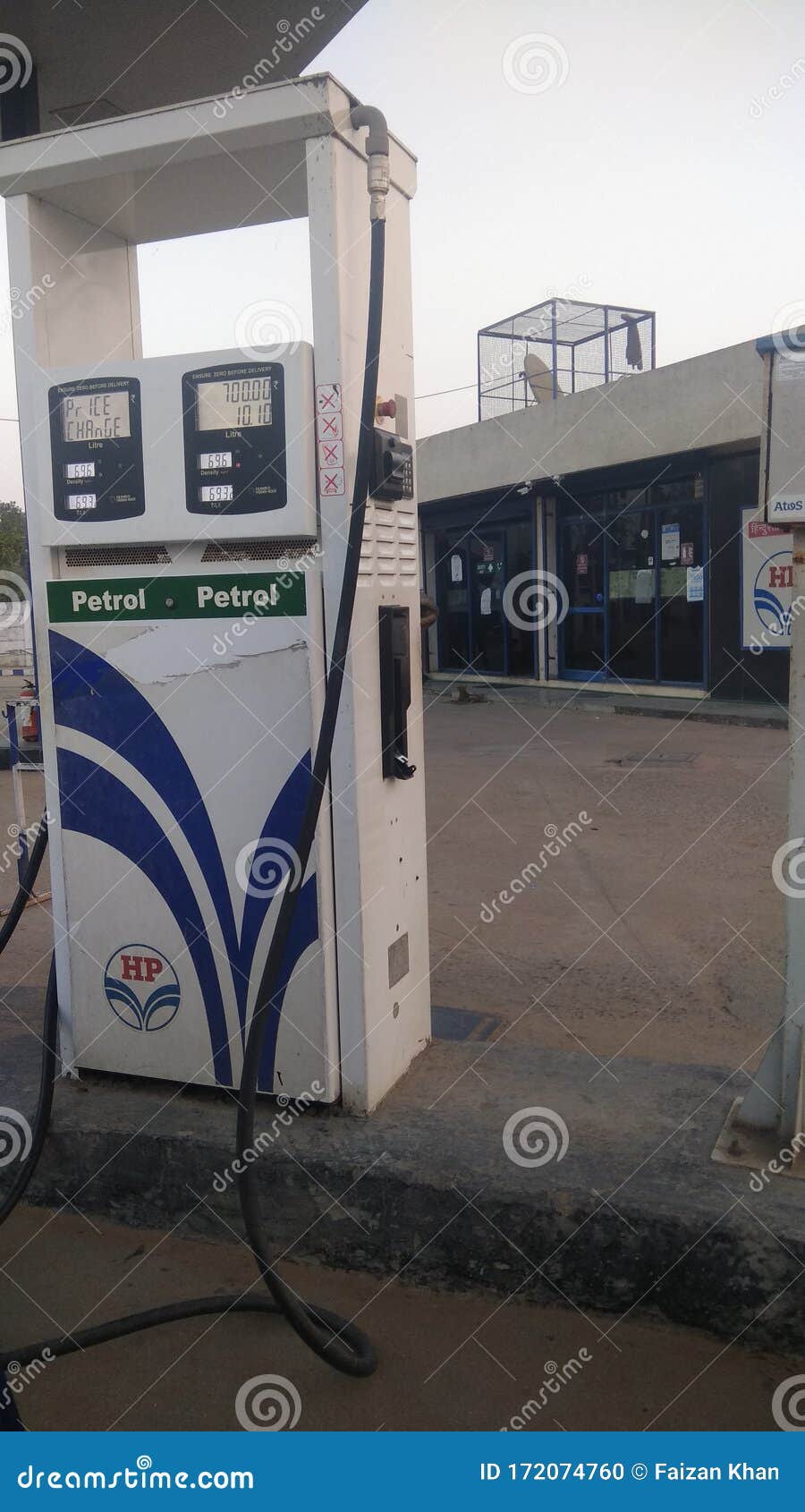 Petrol Pump Ot Fuel Station in India Editorial Image Image of banner