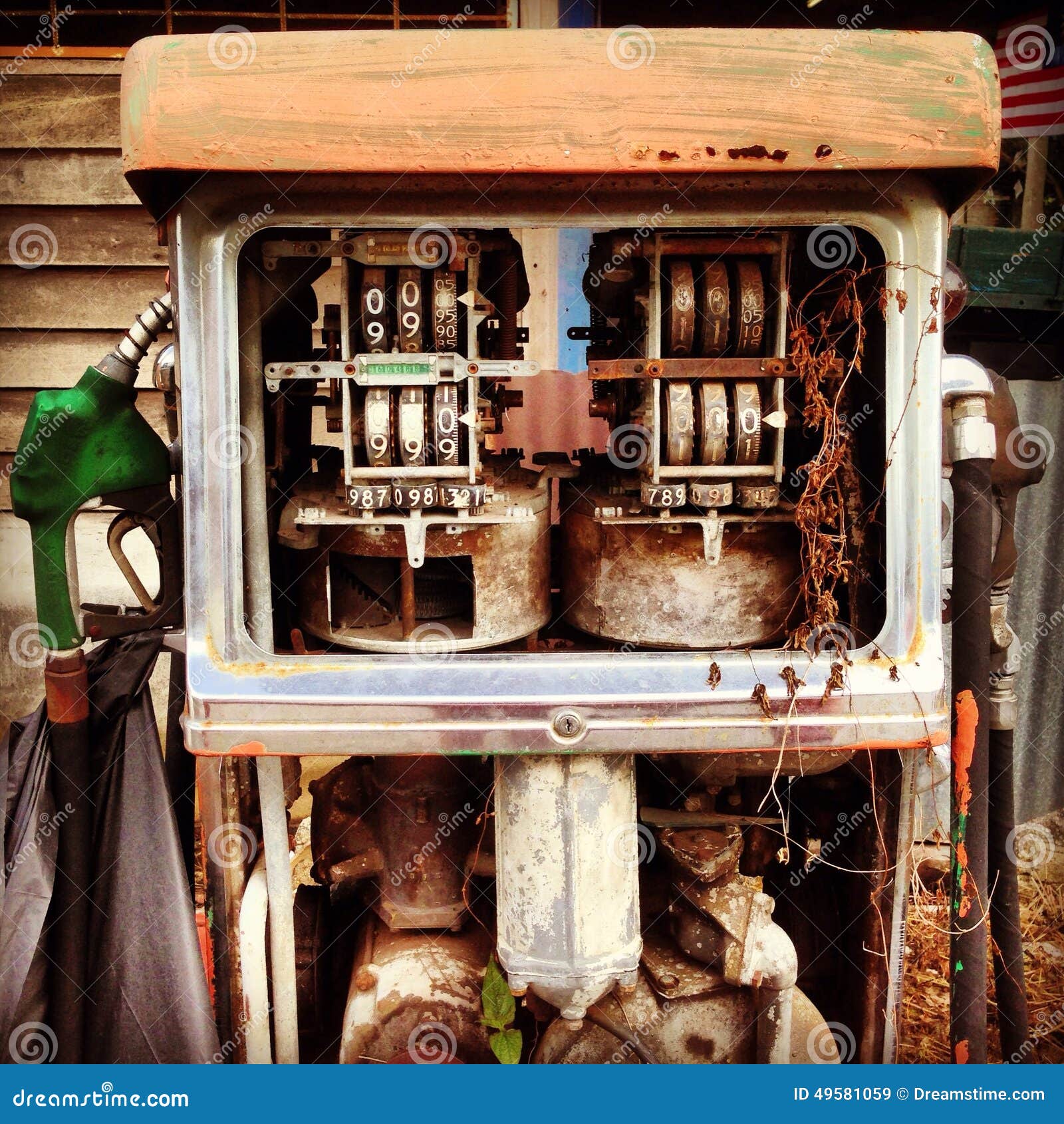 Petrol pump stock image. Image of machine, petrol, vintage 49581059