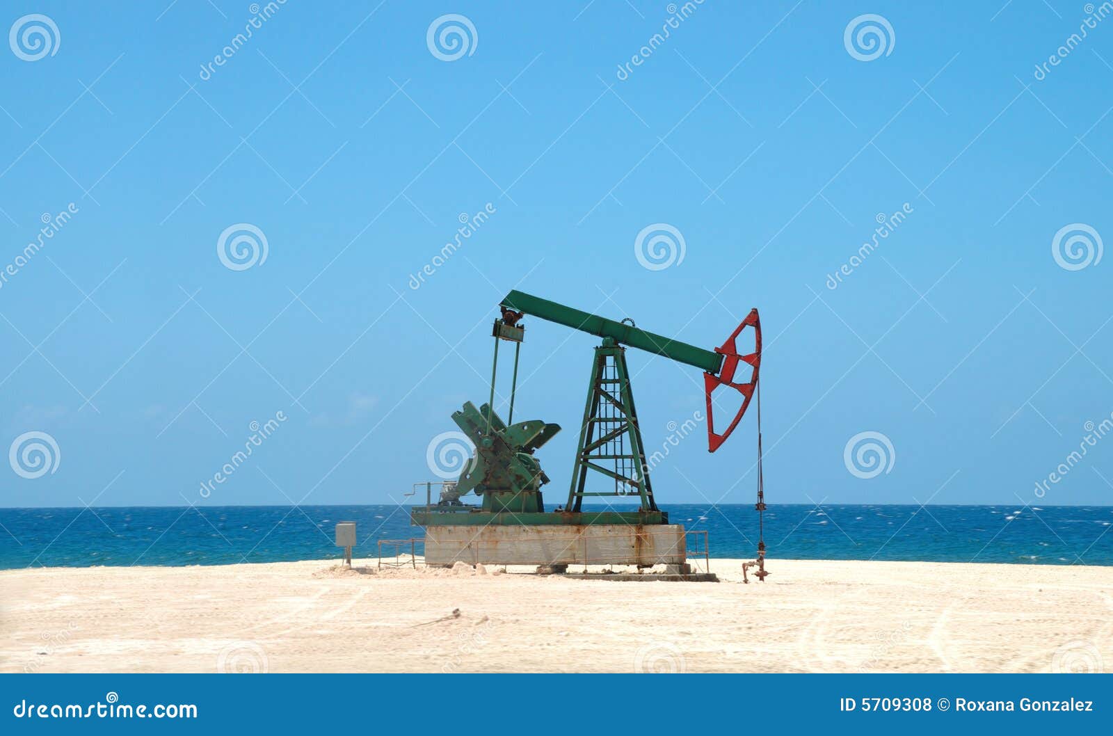 Petroleum Extraction On Cuban Soil Stock Photo - Image of ...