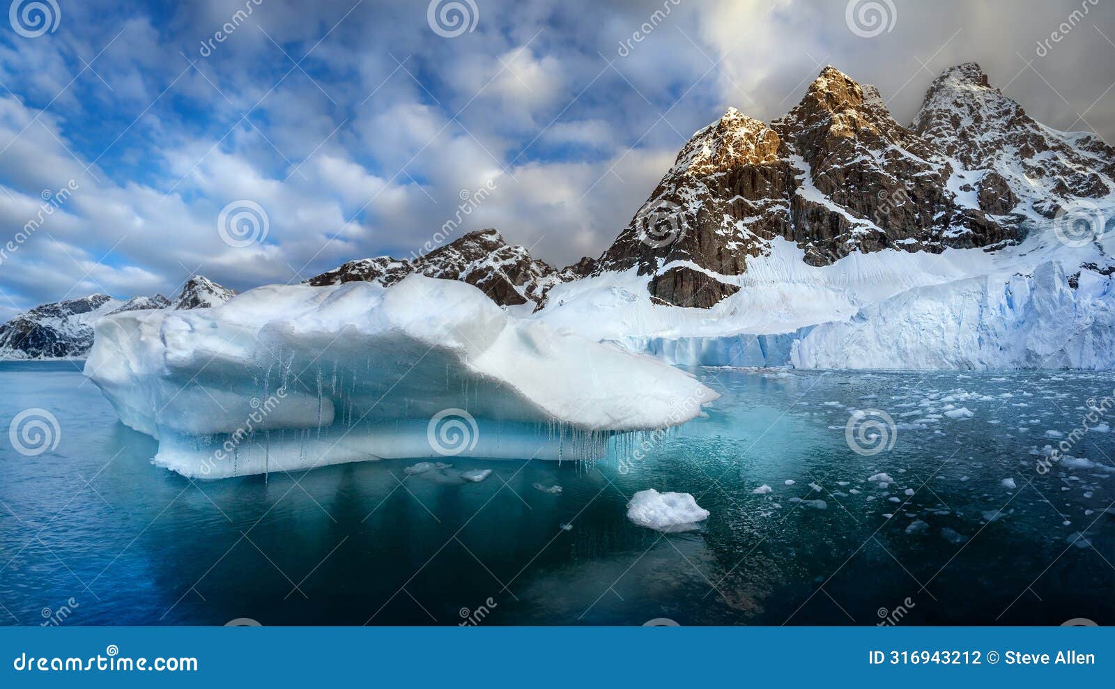 petzval glacier - antarctic peninsula - antarctica