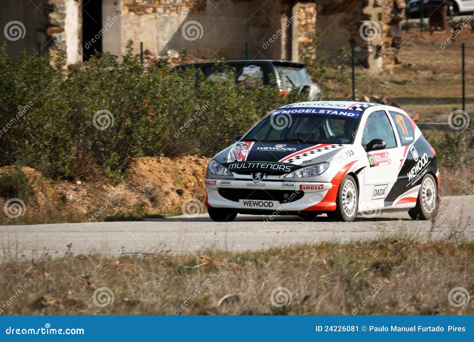 Peugeot 206 GTI during Portuguese Open Rally Editorial Photo - Image of  skid, sport: 24226081