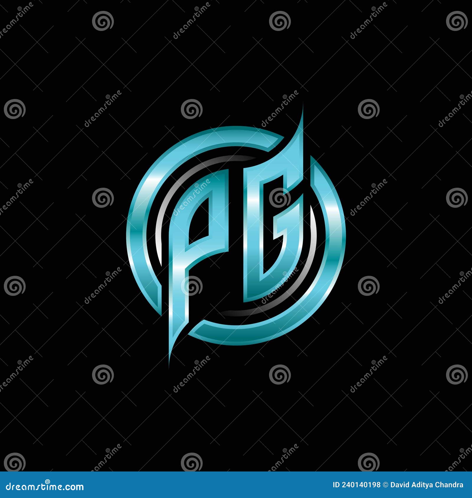 Minimal Gp Logo Icon Of A Pg Letter On A Luxury Background Logo Idea Based  On The Gp Monogram Initials Professional Variety Letter Symbol And Pg Logo  On Background Stock Illustration -