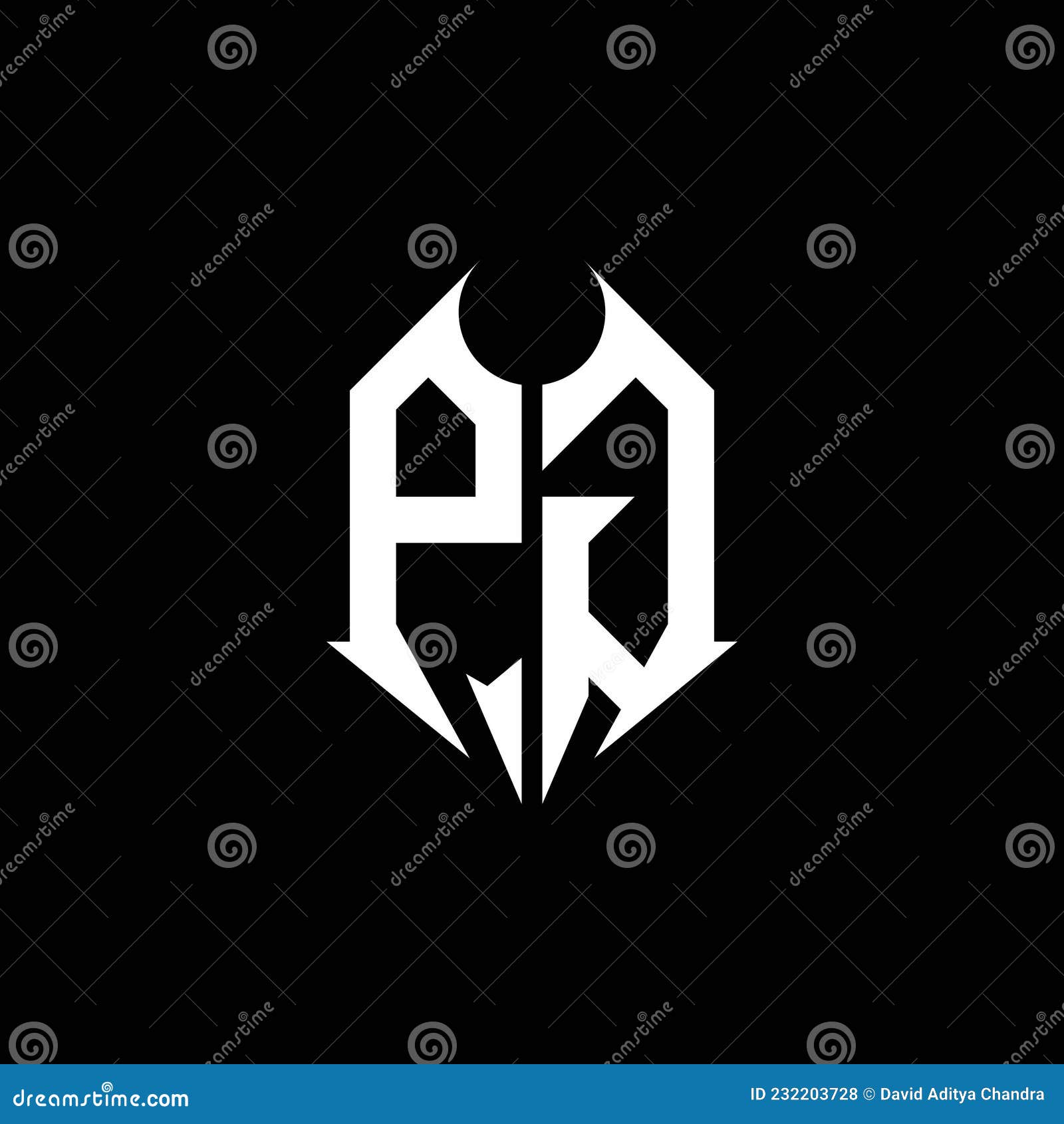 PG Initial Monogram Logo Circle Rounded Stock Vector - Illustration of  letter, design: 240140198