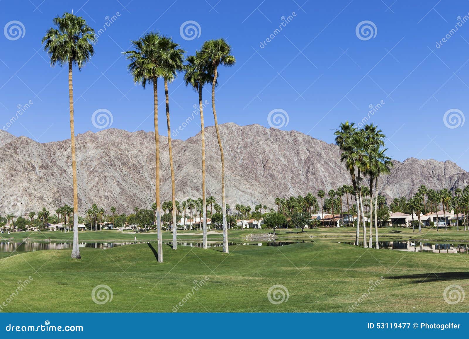 Pga West Golf Course, Palm Springs, California Stock Image - Image of ...