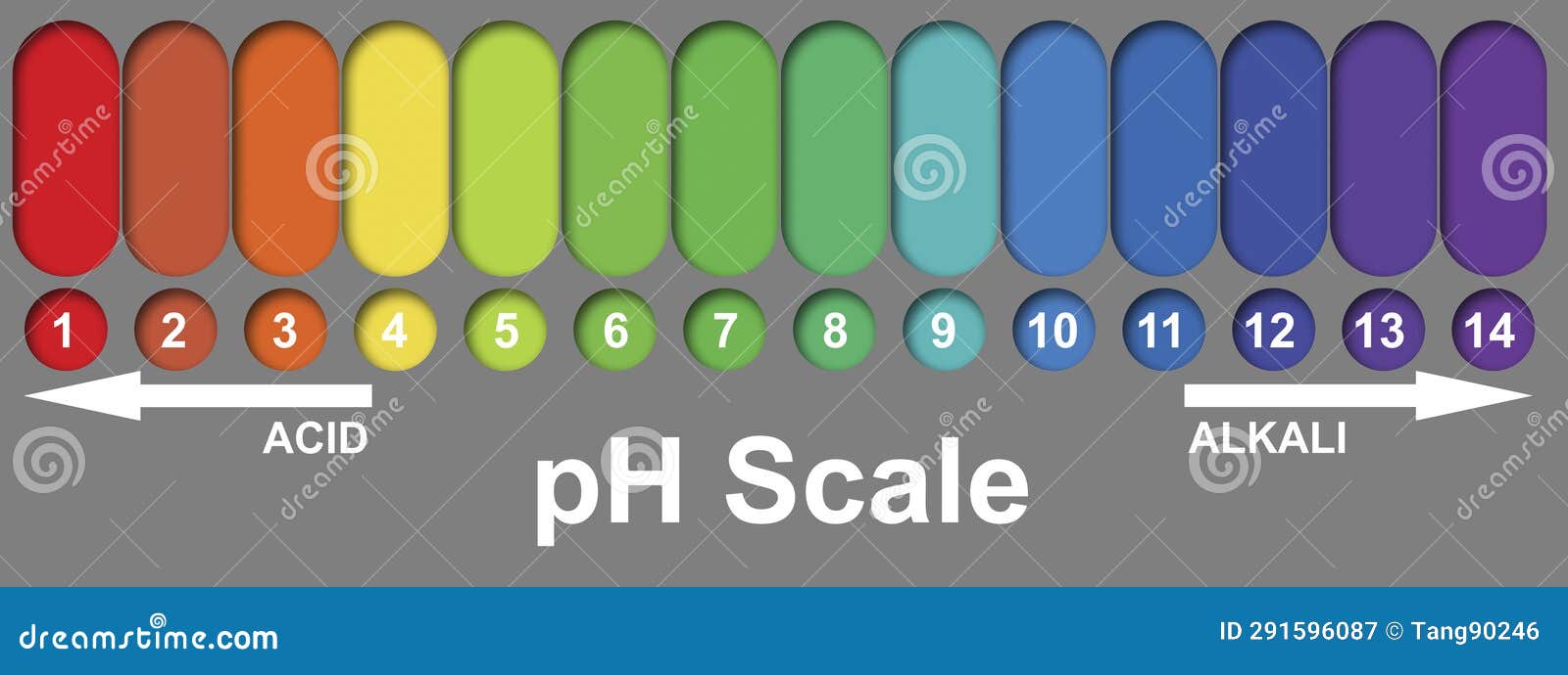 PH Alkaline and Acidic Scale Stock Illustration Illustration of scale