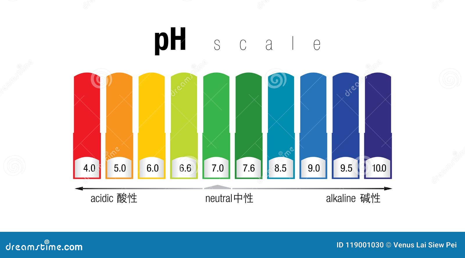 Ph Scale Color Chart