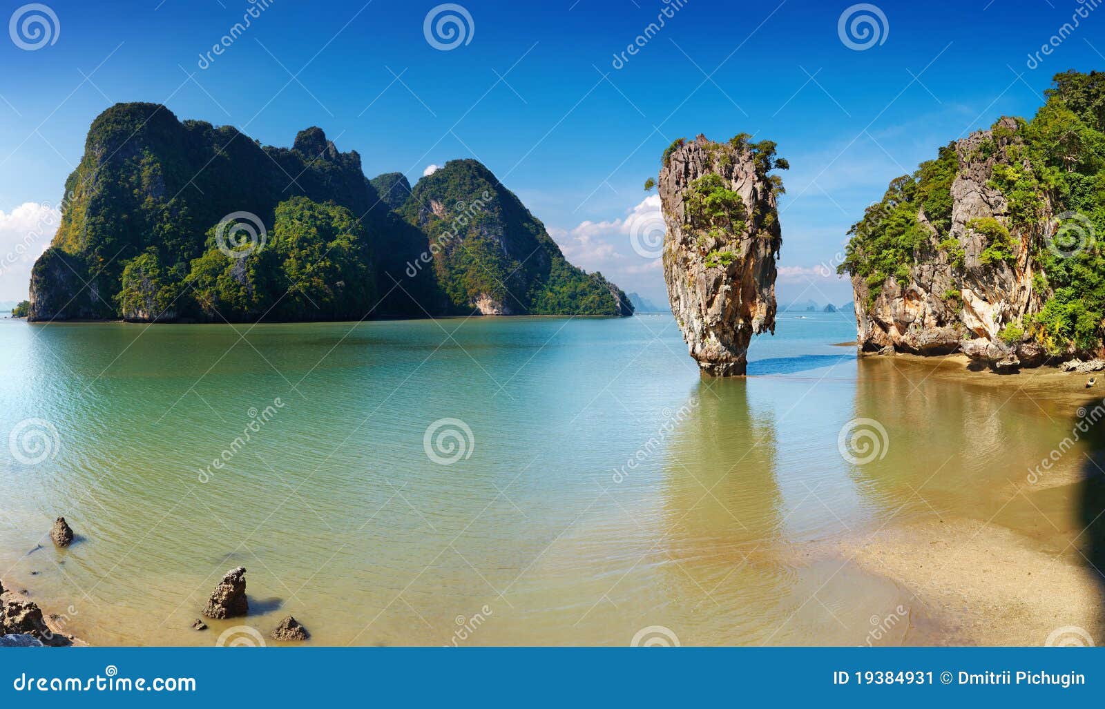 Phang Nga Bay, Thailand stock image. Image of blue, exotic - 19384931