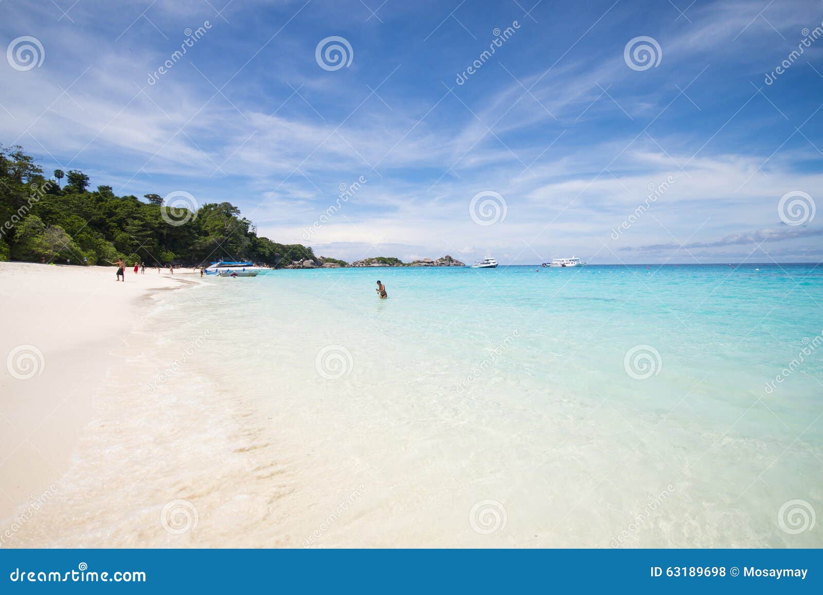 PHANG-NGA, THAILAND - November 7, 2015; Beautiful Similan Island