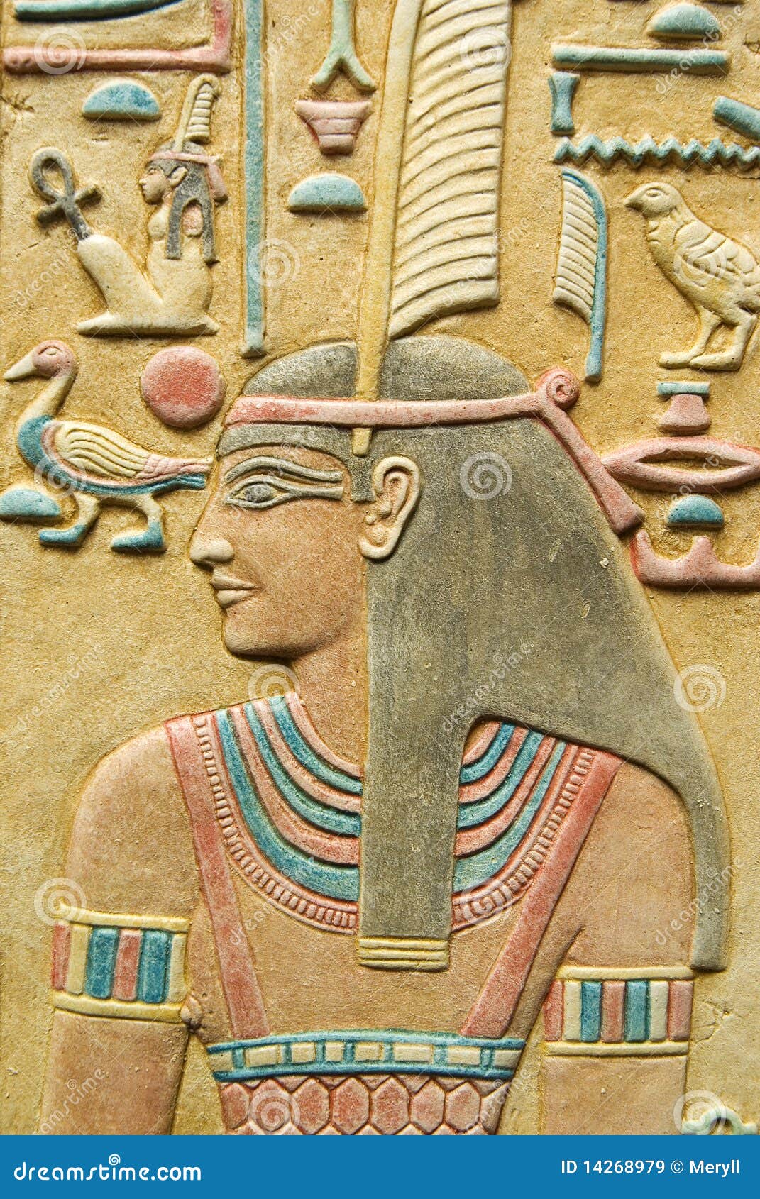 Pharaoh, Egyptian Background Royalty Free Stock Images 
