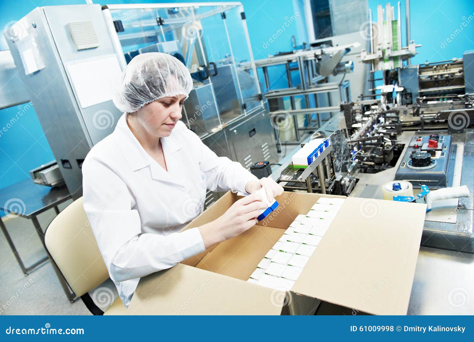 pharmaceutical industrial factory worker