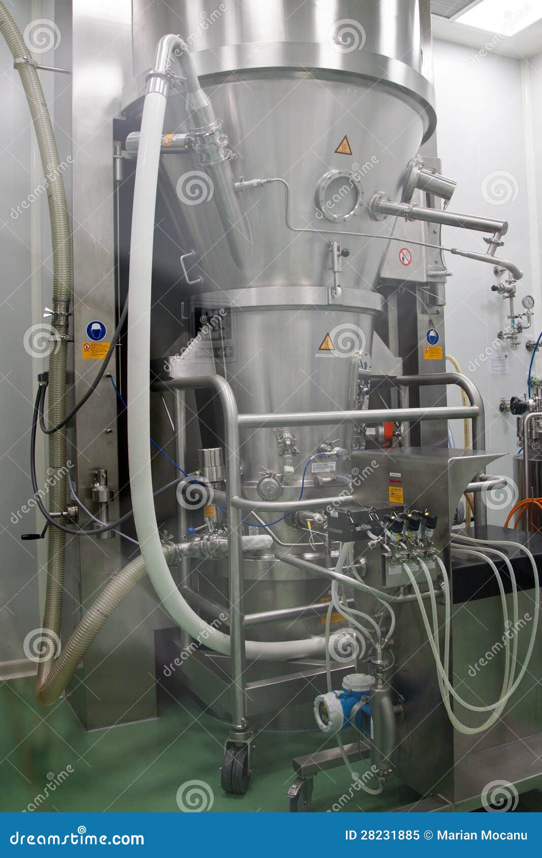 Pharmaceutical Laboratory Equipment Stock Image Image of cables