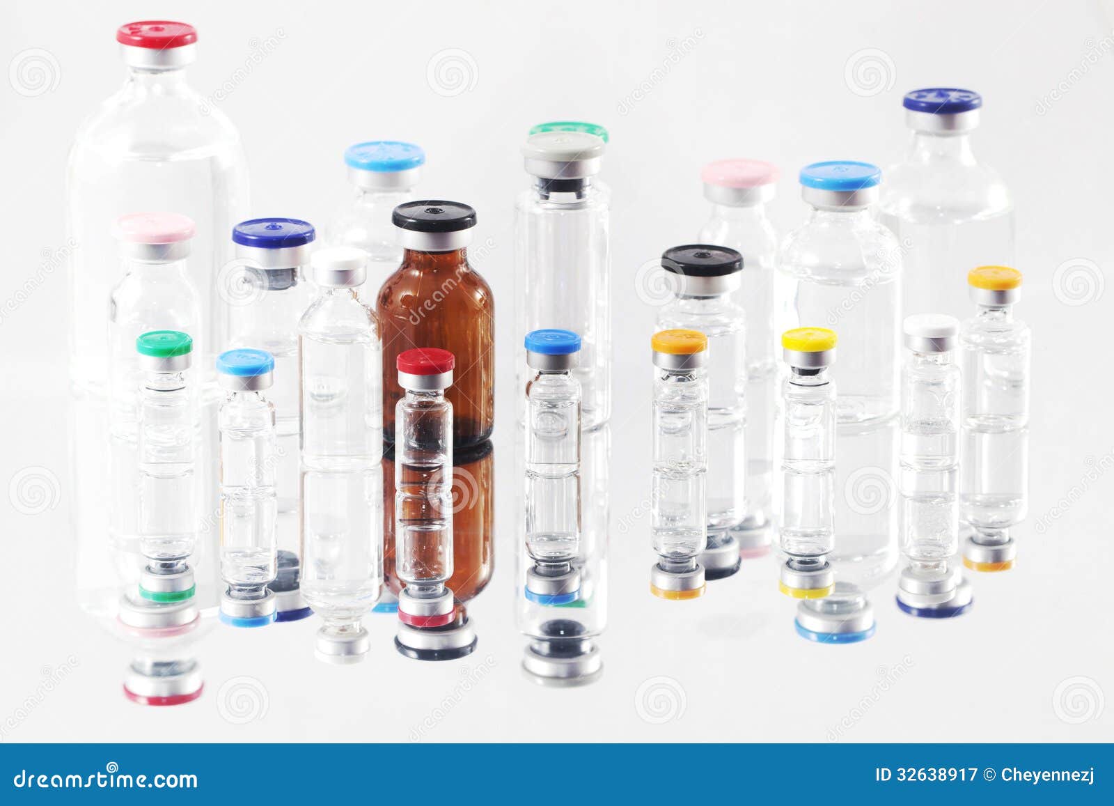 Pharmaceutical vials stock image. Image of transparent 32638917