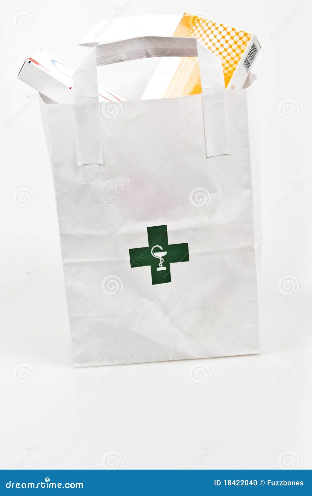 Pharmacy bag stock photo. Image of care, medication, drug 18422040