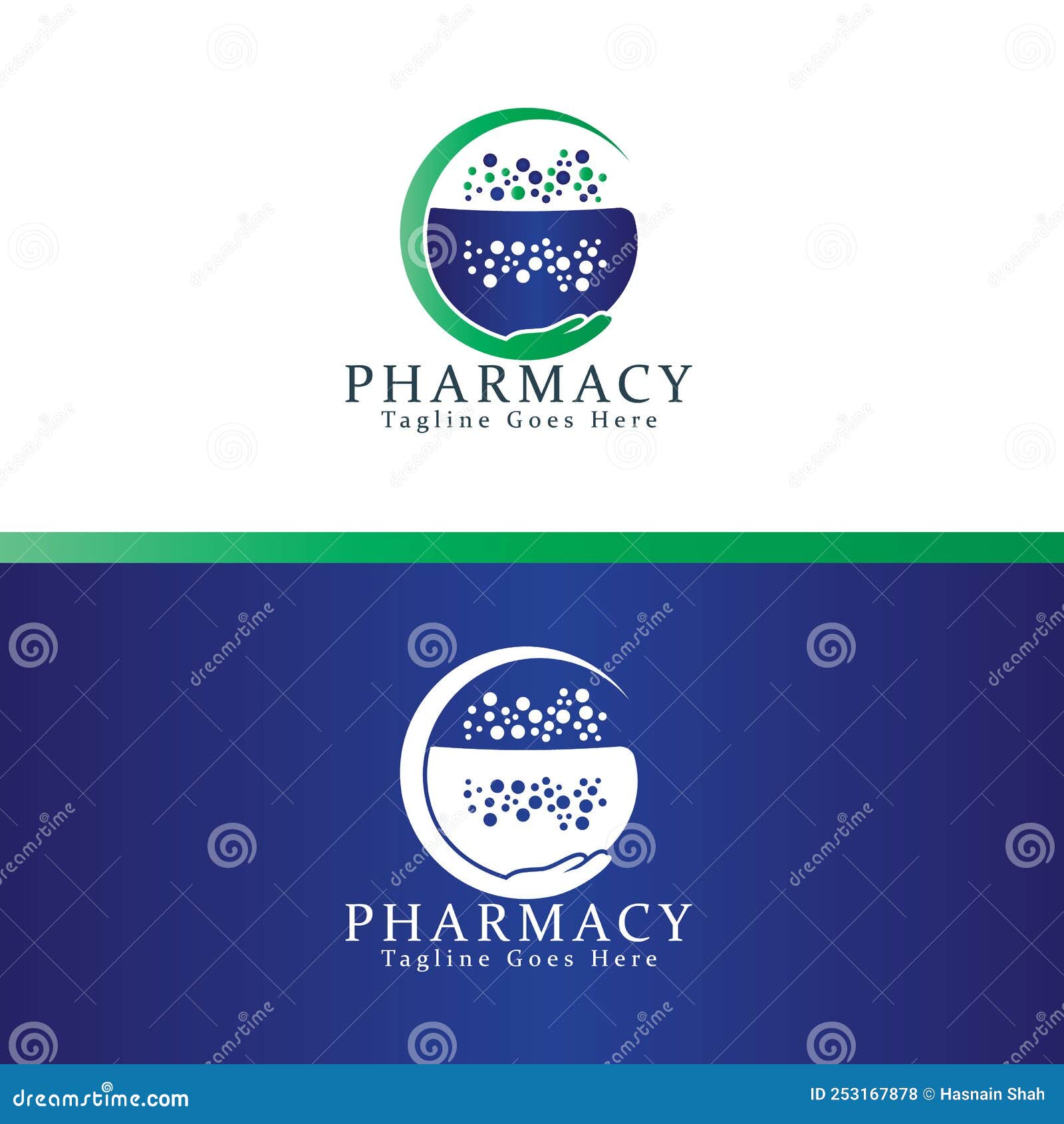 Medical and Pharmacy Logo. stock vector. Illustration of template ...