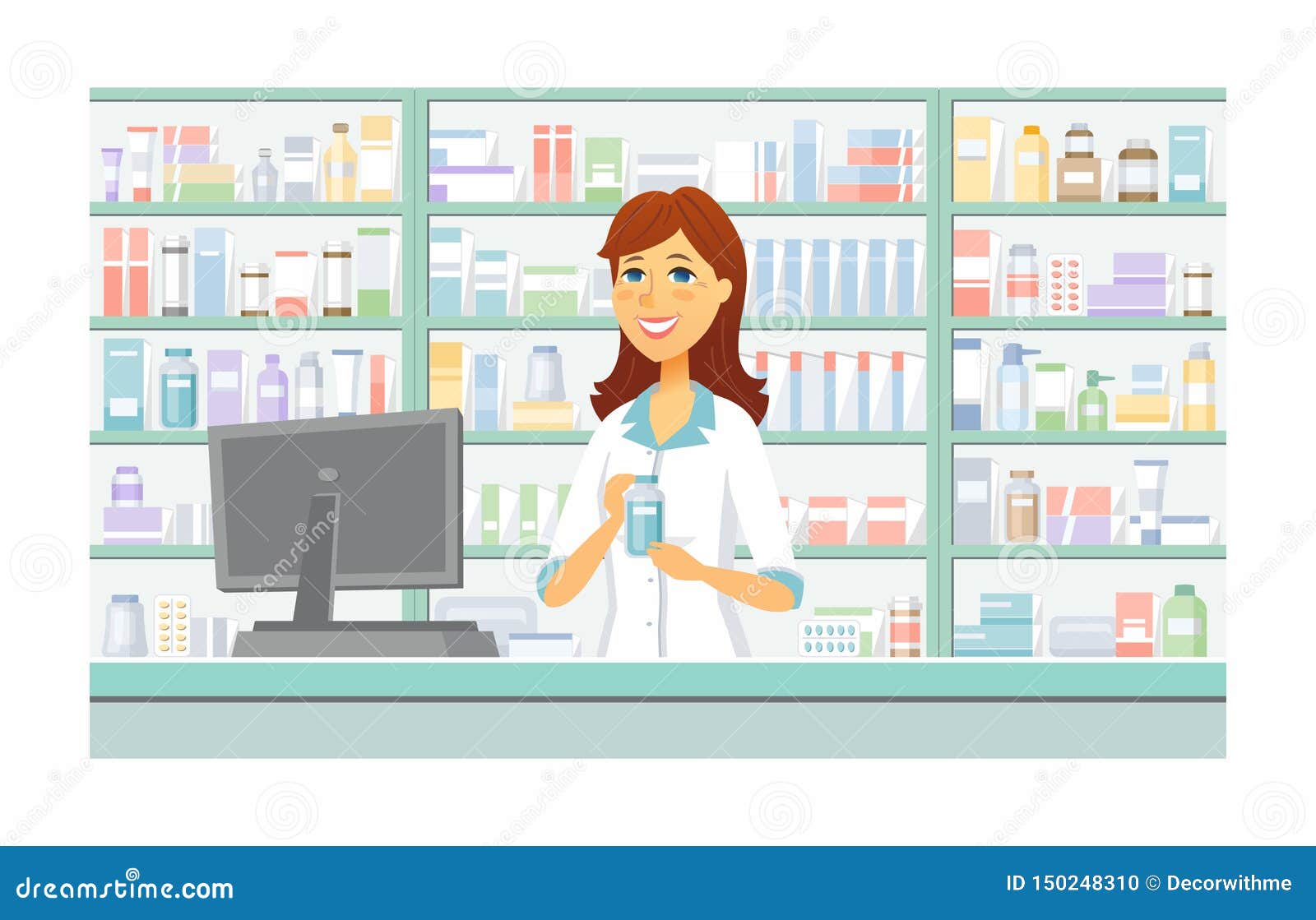 Cartoon Pharmacy Stock Illustrations – 32,458 Cartoon Pharmacy Stock  Illustrations, Vectors & Clipart - Dreamstime