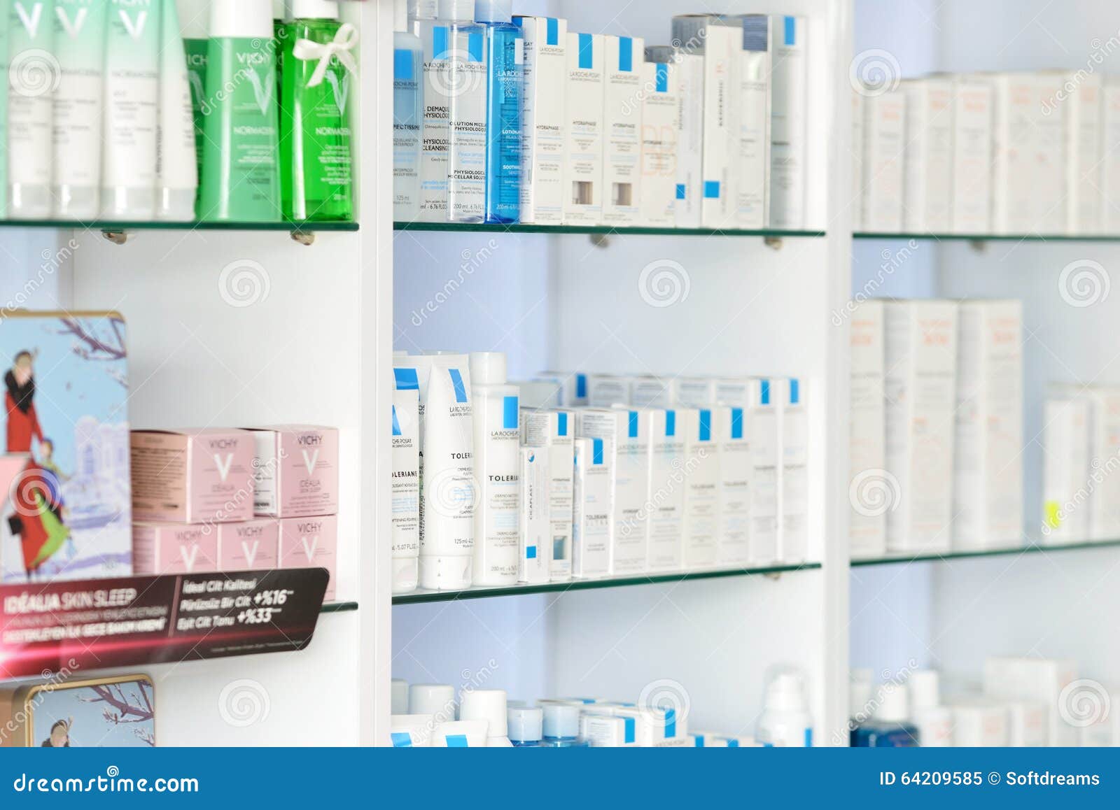 Pharmacy editorial image. Image of drugstore, creams 64209585