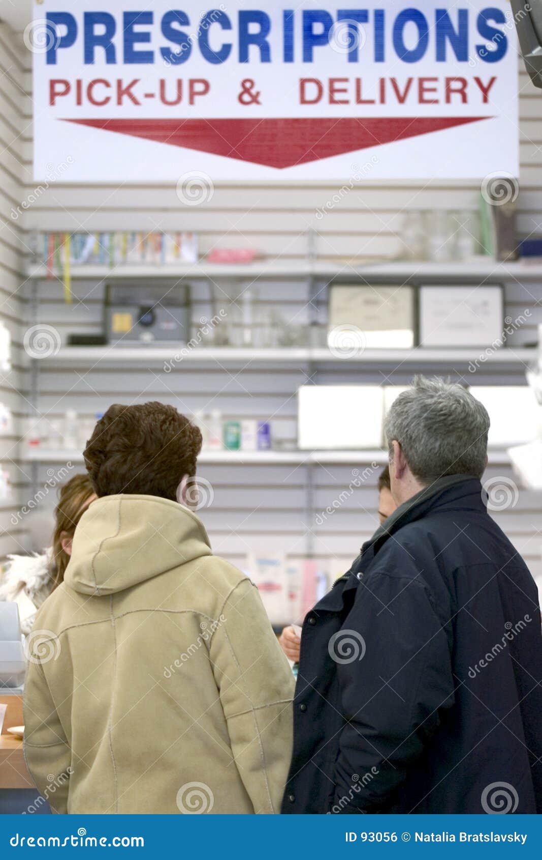 pharmacy pick-up area