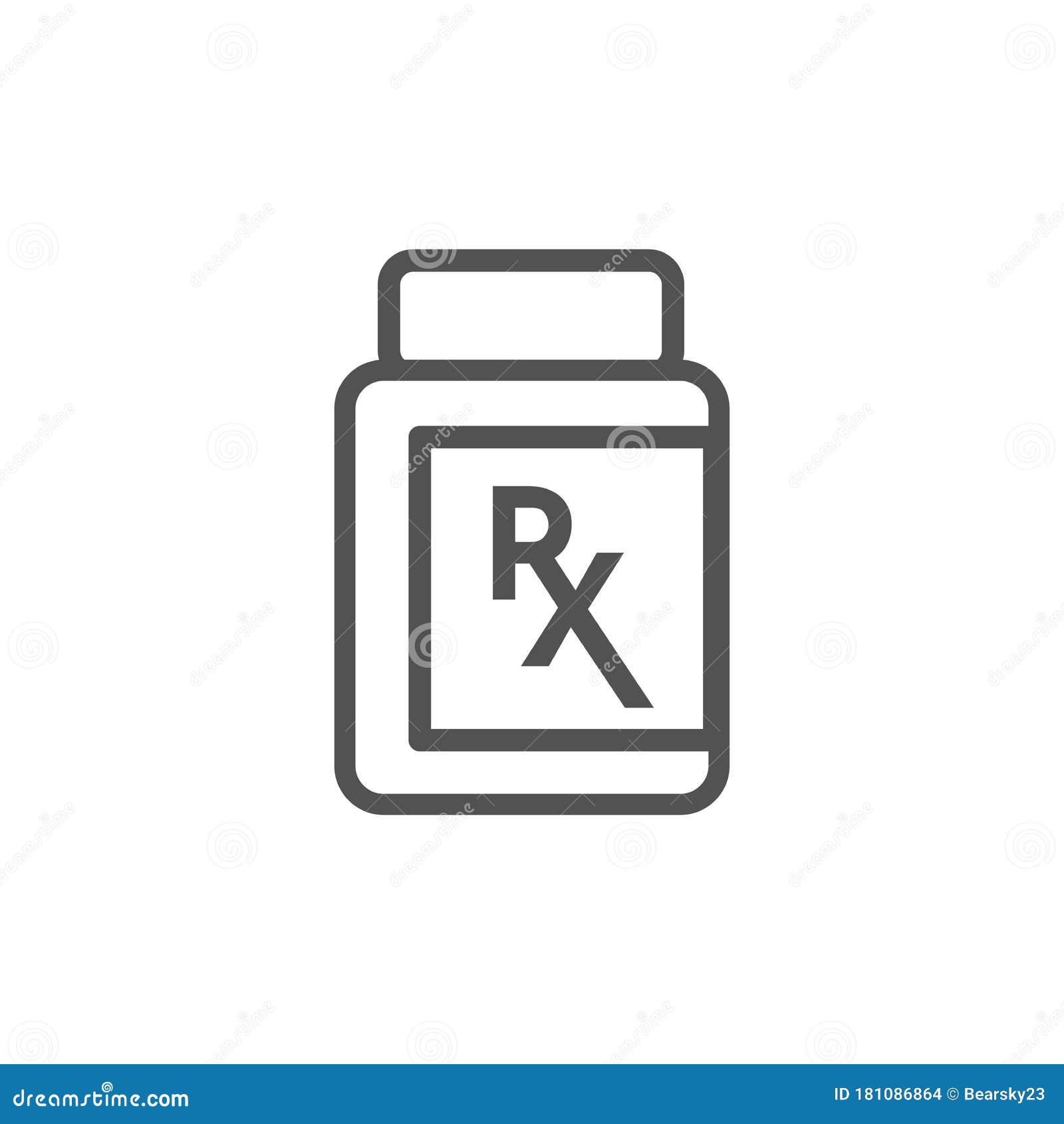 pharmacy and prescription icon set with mortar and pestle, star of life, pills, and caduceus