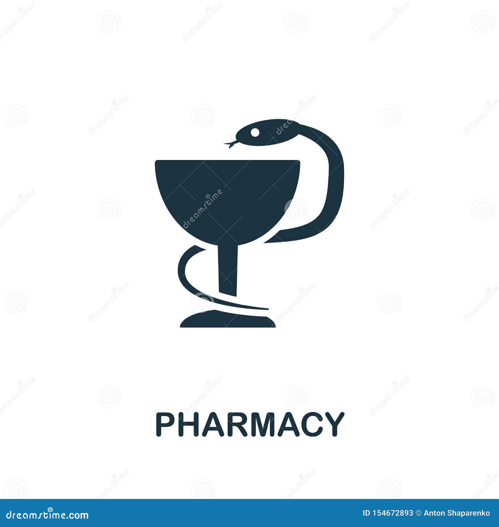 Pharmacy Vector Icon Symbol. Creative Sign from Science Icons ...