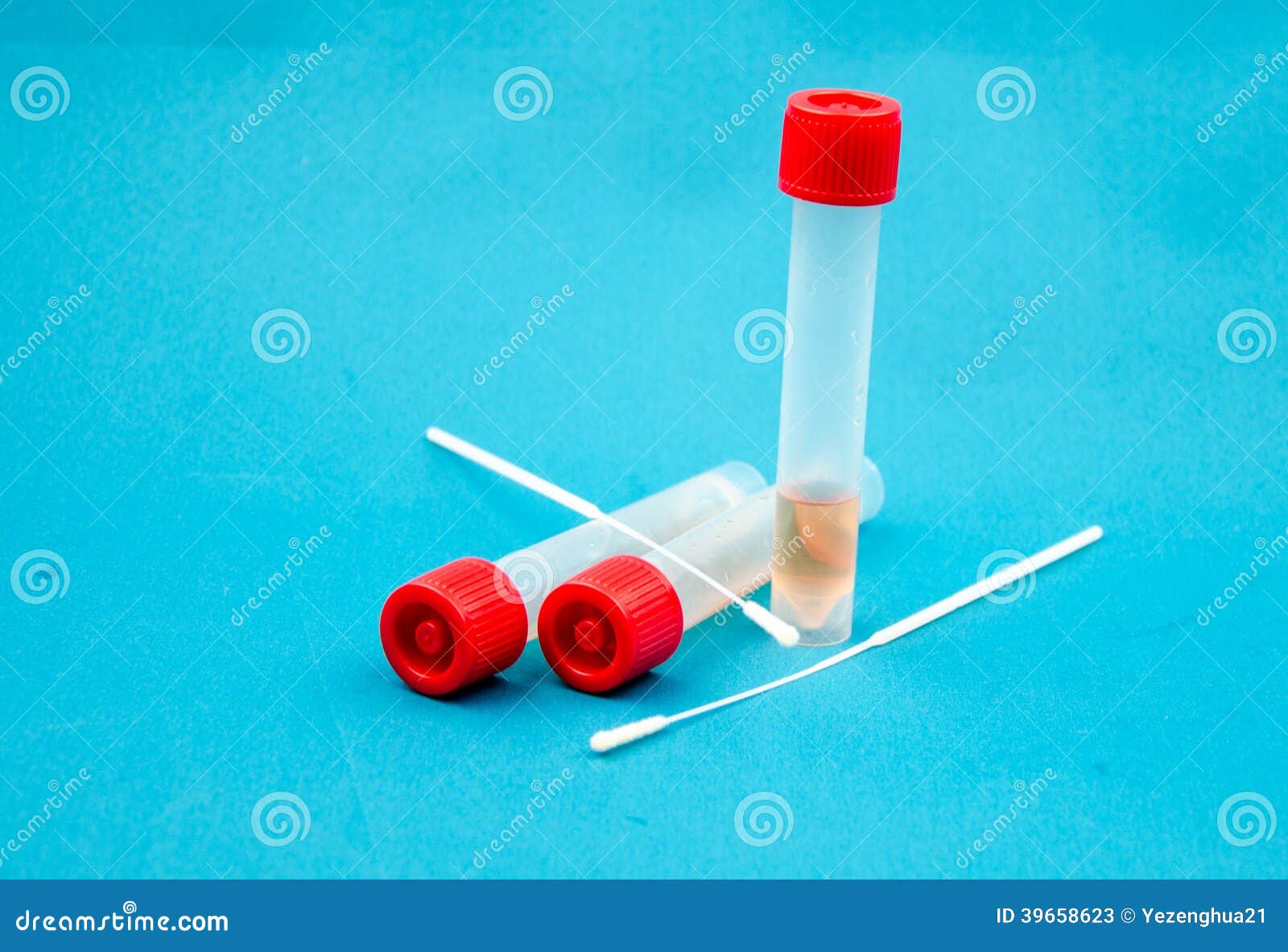 Pharyngeal swab and tube stock image. Image of medical 39658623