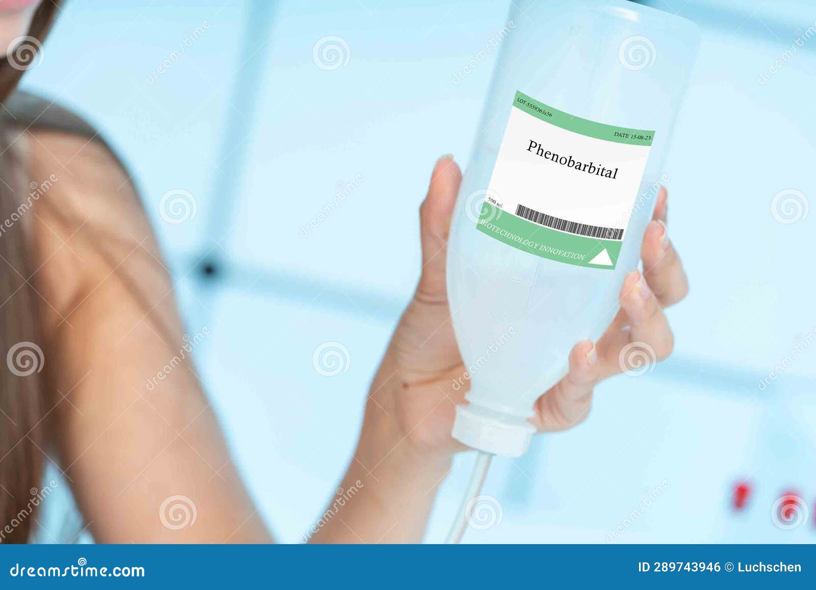 Phenobarbital Intravenous Solution Stock Illustration Illustration of anticonvulsant, health