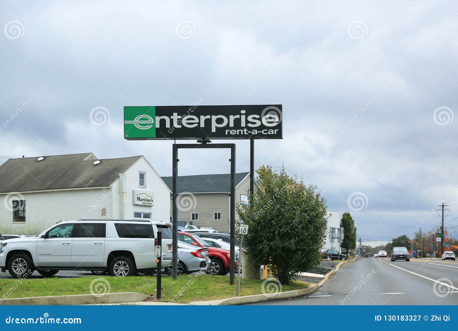 Enterprise Rent-a-Car Local Rental Location Editorial Photography