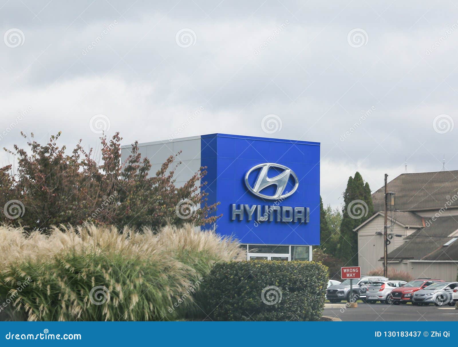 Hyundai Motor Company Dealership. Editorial Photography