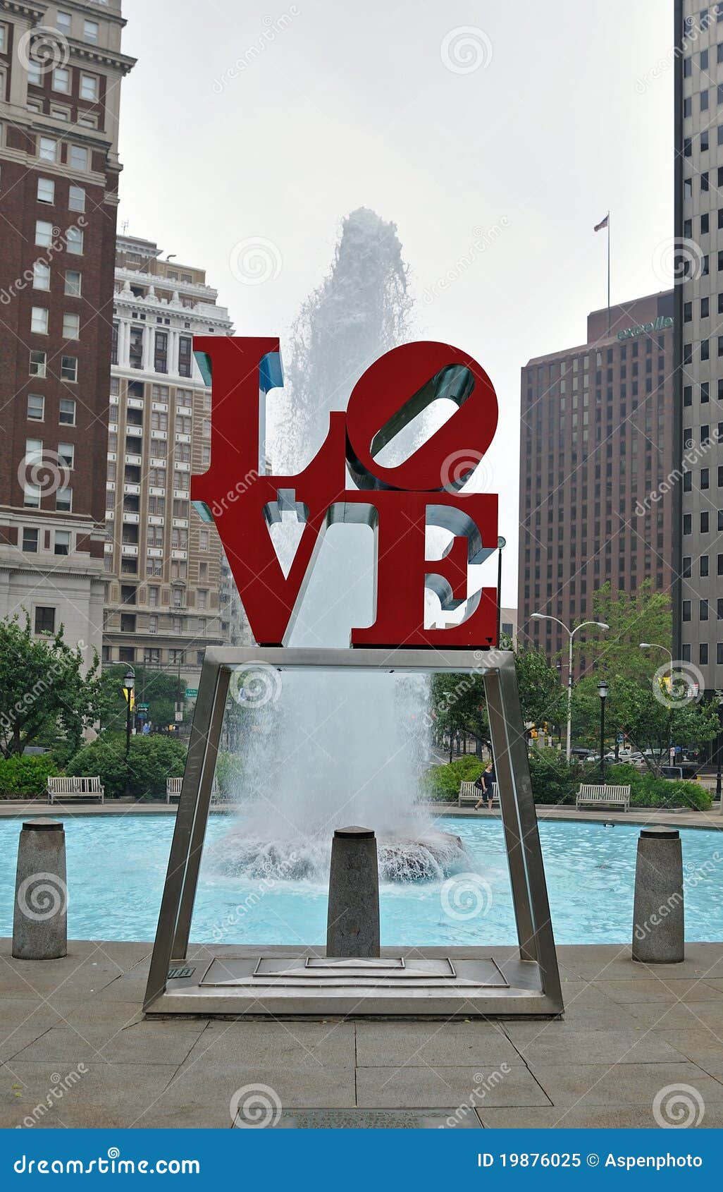 Philadelphia S Love Statue Love Park Editorial Image Image of