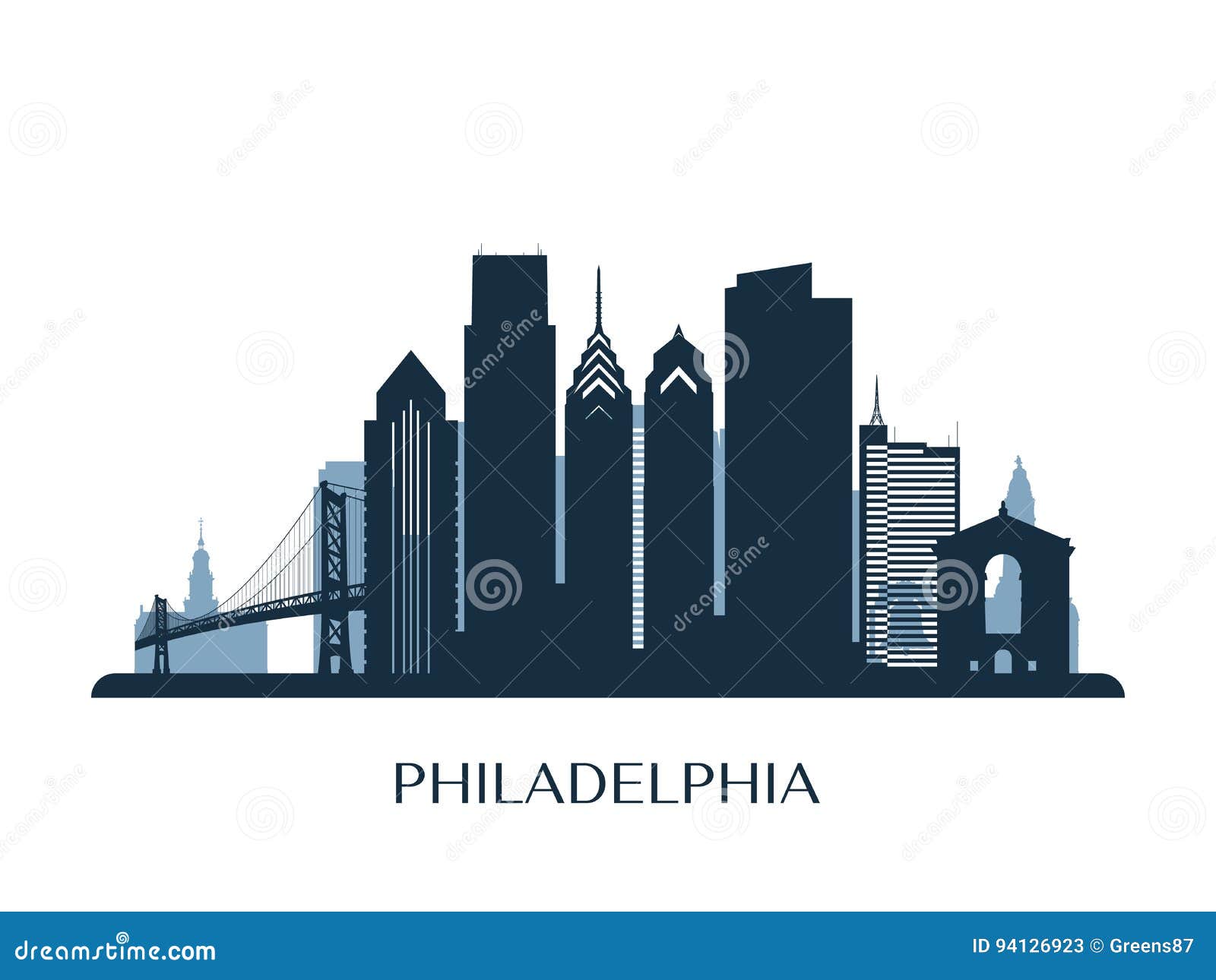 Philly Skyline Line Drawing There must be no consecutive horizontal ...