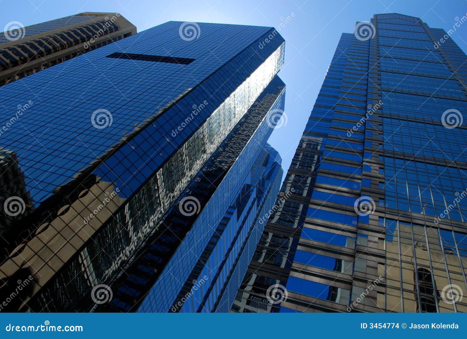 Philadelphia Skyscrapers stock photo. Image of place, glass 3454774