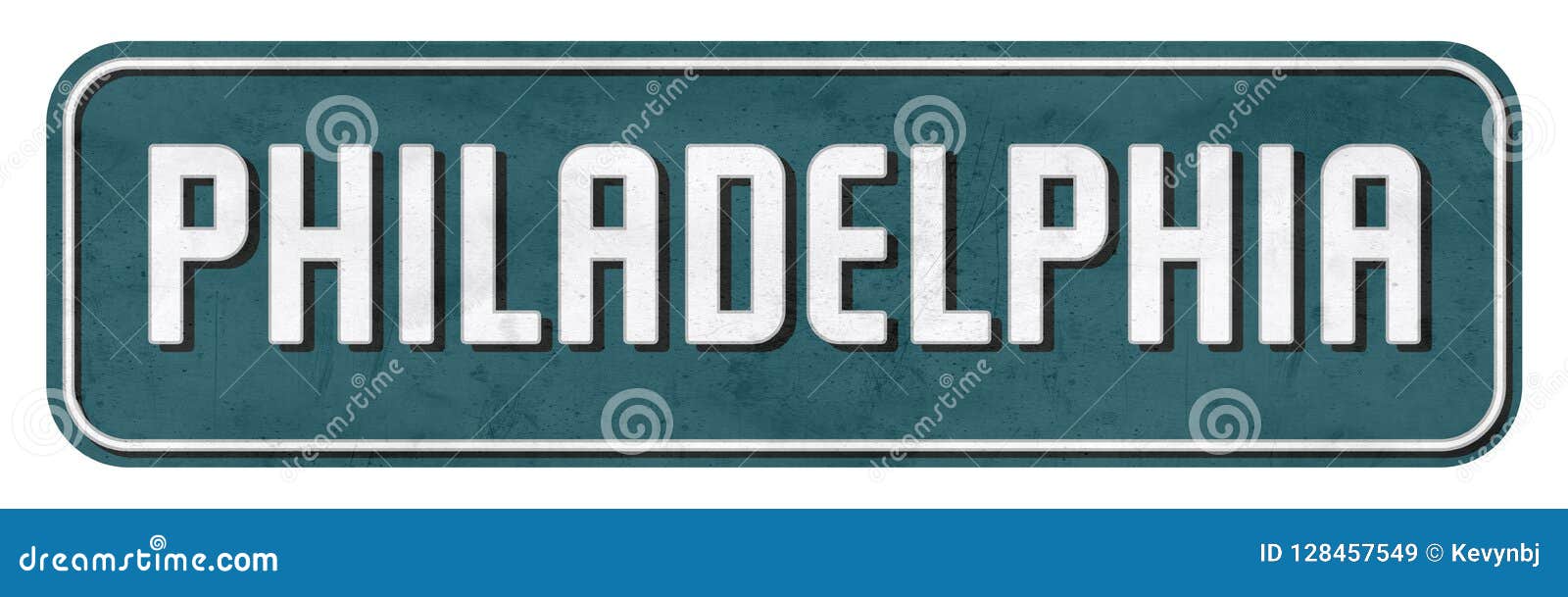 philadelphia street sign in eagles colors nfl
