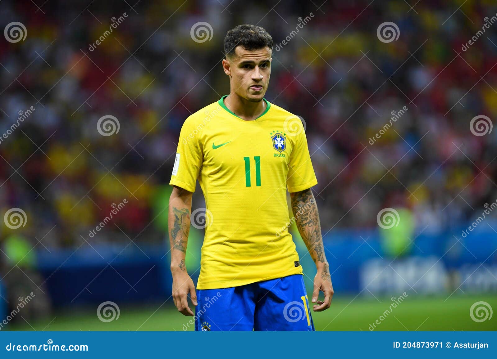 Philippe Coutinho before the Match Editorial Photo - Image of