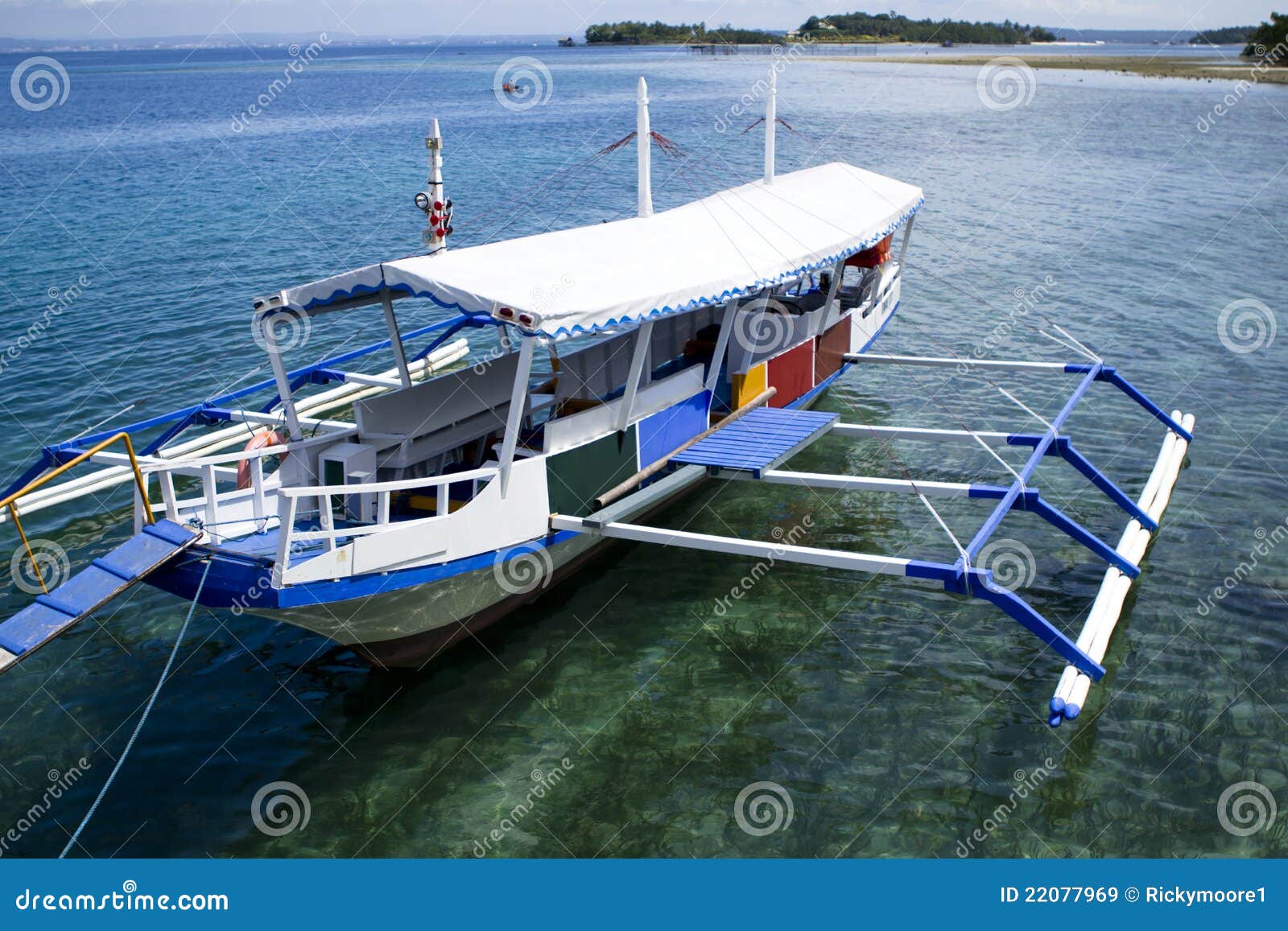 Philippine Bangka Boat stock image. Image of nobody 