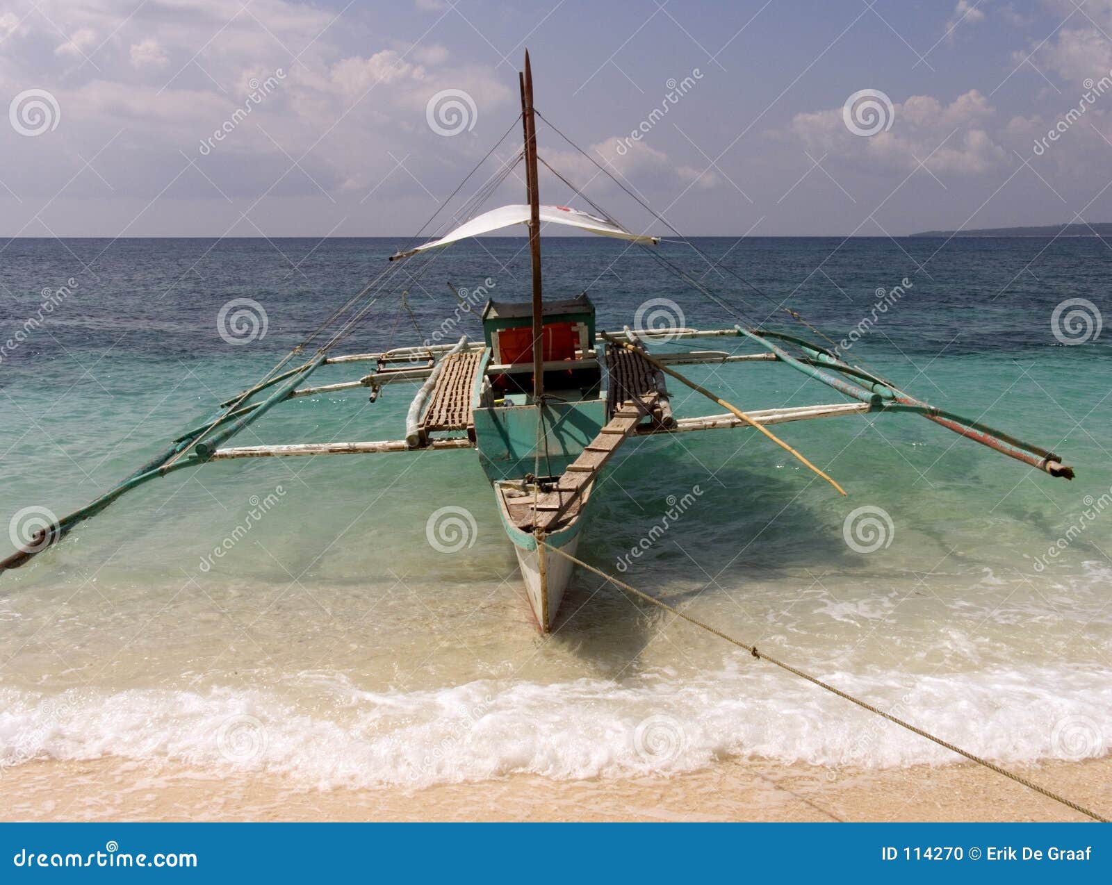 Philippine fishing boat 1 stock photo. Image of colourful 