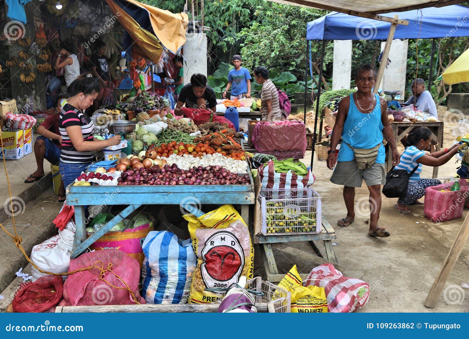 Philippines food market editorial photography. Image of food - 109263862