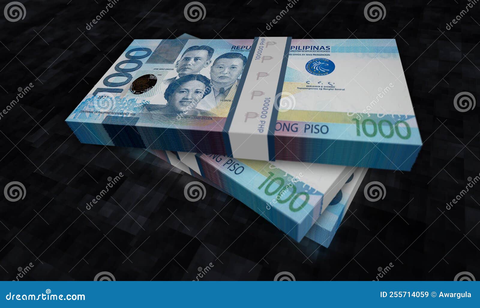 Philippines Peso Money Banknotes Pack 3d Illustration Stock philippines-peso-money-banknotes-pack-3d-illustration-stock