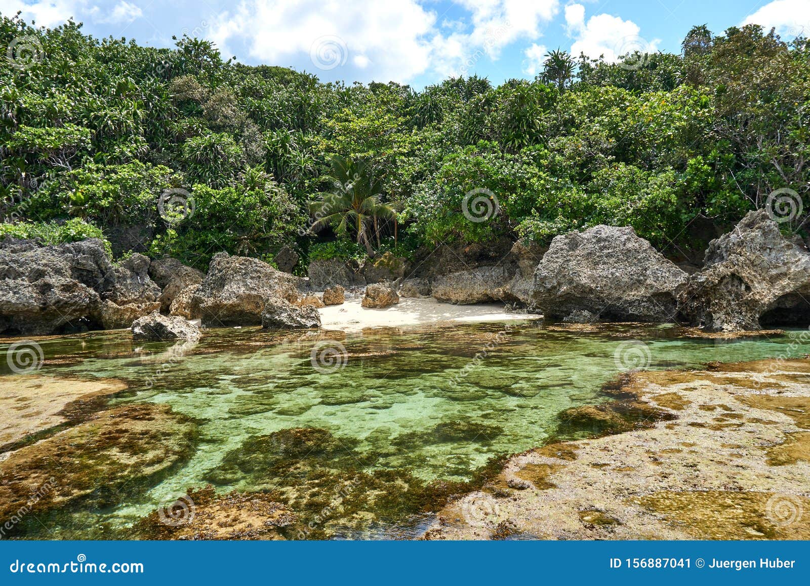 philippines, siargao island, 22.july.2019.: tourists visit magpupungko natural rock pools in siargao, philippines