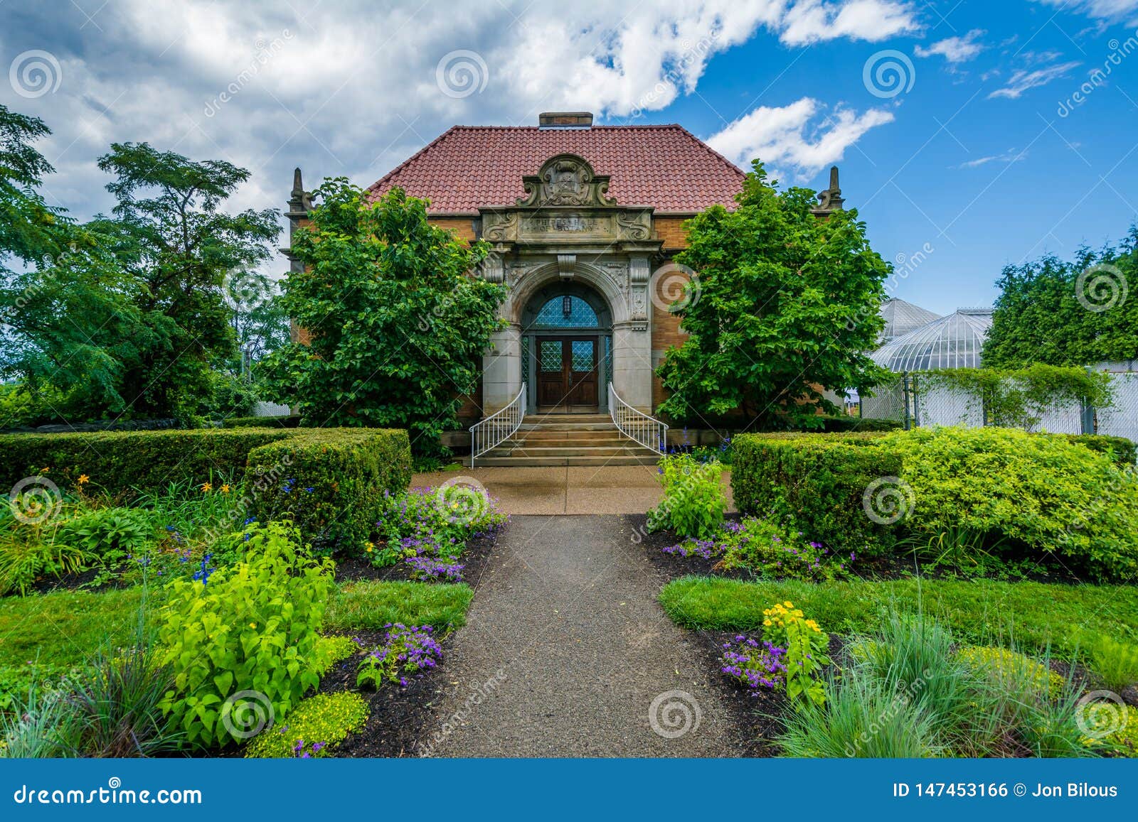 The Phipps Hall of Botany, in Pittsburgh, Pennsylvania Stock Photo